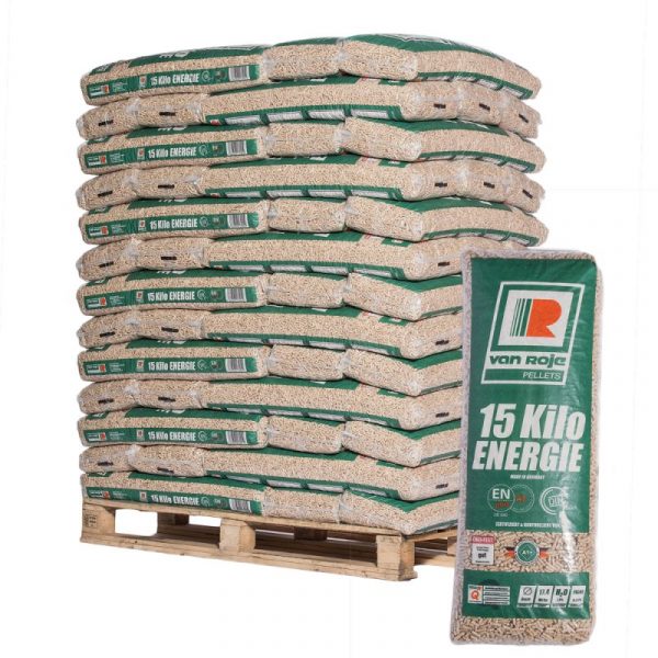 Pellet VAN ROJE - Palette de 65 Sacs de 15 KG