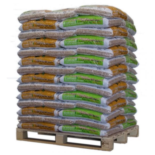 Pellet STARFOREST - Palette de 70 Sacs de 15 KG